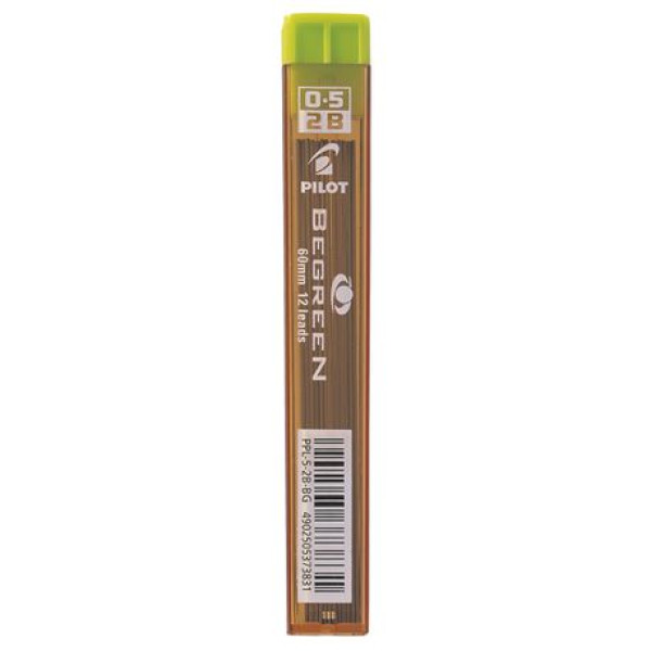 PILOT Begreen 2B Pencil Lead 0.5mm - 12pcs