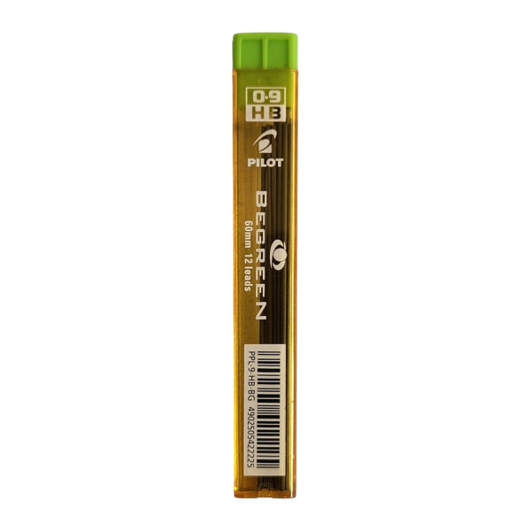 Close-up of PILOT Begreen HB Pencil Lead 0.9mm - 12pcs