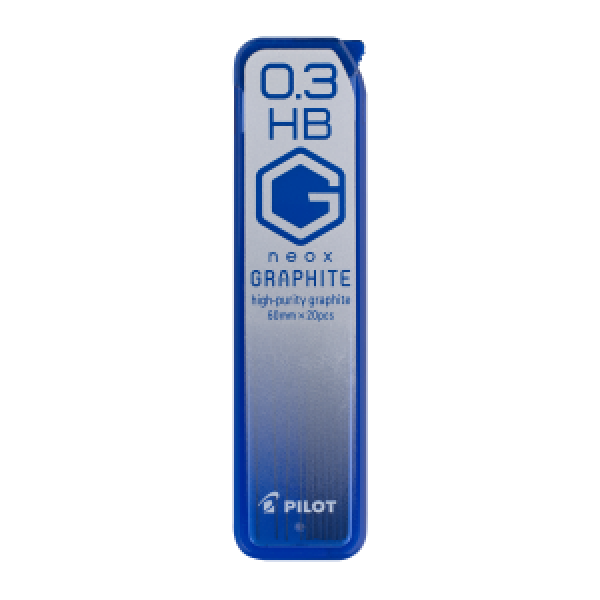 PILOT Neox Graphite Lead HB 0.3mm - 20pcs PILOT Neox Graphite Lead HB 0.3mm - 20pcs