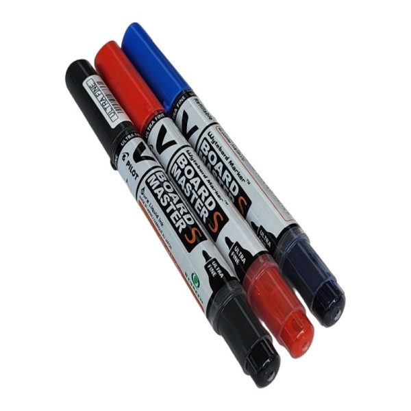 PILOT V BOARD MASTER SLIM ULTRA FINE WHITEBOARD MARKERS Wallet 3 PILOT V BOARD MASTER SLIM ULTRA FINE WHITEBOARD MARKERS Wallet 3