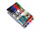 PARROT Whiteboard Markers Bullet Tip - Wallet of 4 Assorted Colours