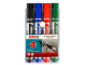 PARROT Whiteboard Markers Bullet Tip - Wallet of 4 Assorted Colours