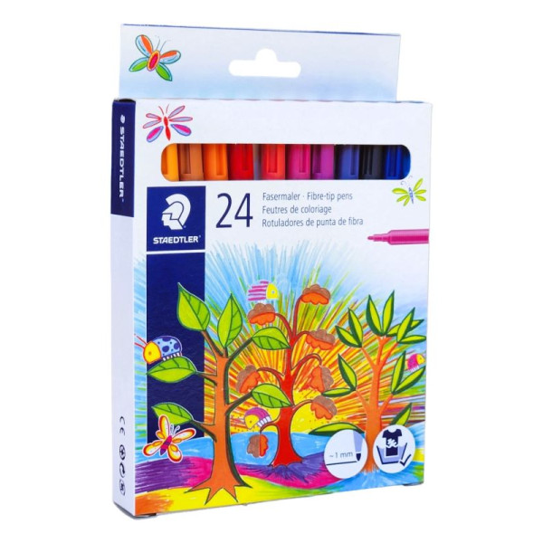 STAEDTLER Noris Club Fibre Tip 24s STAEDTLER Noris Club Fibre Tip 24s