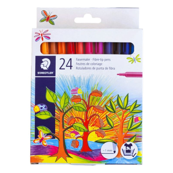 STAEDTLER Noris Club Fibre Tip 24s STAEDTLER Noris Club Fibre Tip 24s