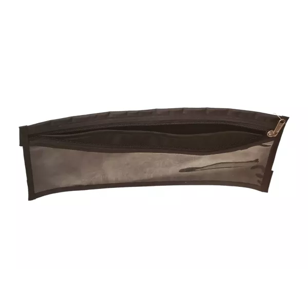 4-Kids Pencil Bag Hidden Pocket Plus Clear Front 33cm - Black 4-Kids Pencil Bag Hidden Pocket Plus Clear Front 33cm - Black