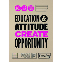 CROXLEY A4 Easi-File A4 72 Page Punched and Perforated CROXLEY A4 Easi-File A4 72 Page Punched and Perforated