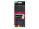 Faber-Castell Black Edition Colour Pencils Pack of 12 shown in front packaging view