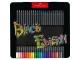 Faber-Castell Black Edition Colour Pencils Tin of 24 Front View Faber-Castell Black Edition Colour Pencils Tin of 24 shown in front packaging view