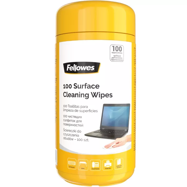 FELLOWES Surface Cleaning Wipes - 100pcs