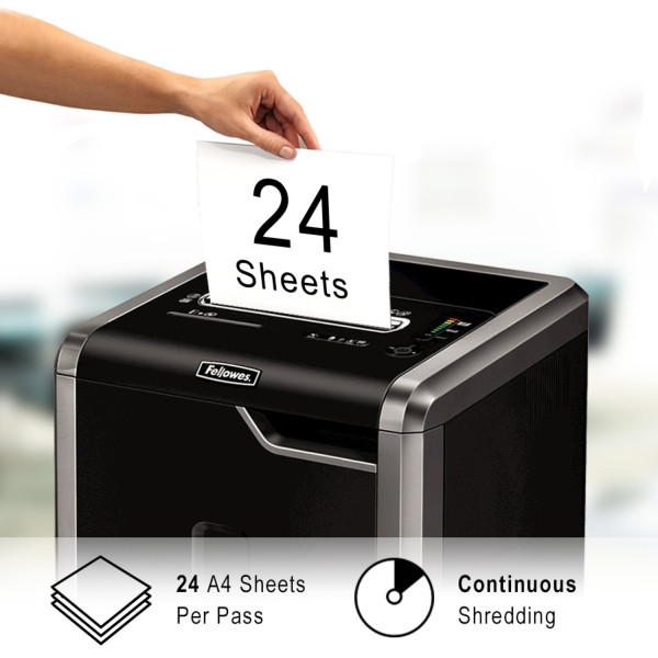 FELLOWES Powershred 225Ci P4 Cross-Cut Shredder (20 Sheet) FELLOWES Powershred 225Ci P4 Cross-Cut Shredder (20 Sheet)