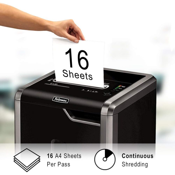 FELLOWES Powershred 225Mi P5 Micro-Cut Shredder (16 Sheet) FELLOWES Powershred 225Mi P5 Micro-Cut Shredder (16 Sheet)