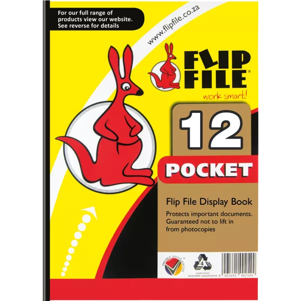 FLIP FILE KANGAROO A5 Display Book - 12 Pockets