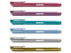 KORES Metallic Style Brush Tip Markers - Wallet 6