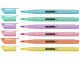 KORES Pastel Style Brush Tip Markers - Wallet 6