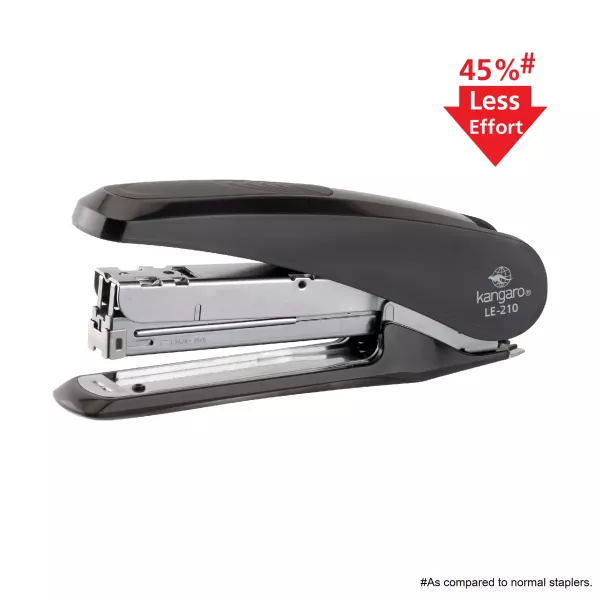 Kangaro LE-210 Less Effort Metal Stapler 30 Sheet - Black Kangaro LE-210 Less Effort Metal Stapler 30 Sheet - Black