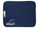 MEECO Canvas Book Bag with Gusset - Navy Blue