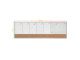 Nobo Small Magnetic Whiteboard Weekly Planner 585x190mm