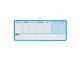 NOBO Weekly Organiser Whiteboard - Blue NOBO Weekly Organiser Whiteboard - Blue