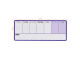 NOBO Weekly Organiser Whiteboard - Purple NOBO Weekly Organiser Whiteboard - Purple