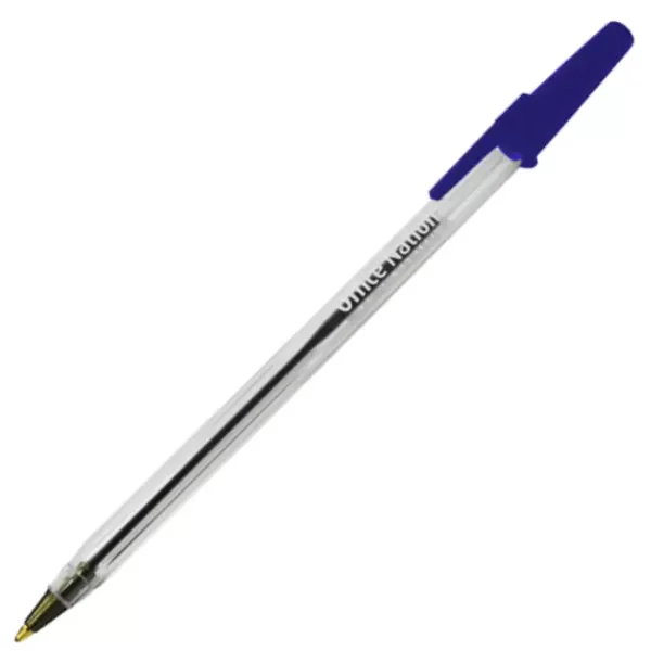 Office National Medium Ballpoint Pens - Blue (Box of 50) Office National medium ballpoint pens, Blue ink, box of 50