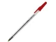 Office National medium ballpoint pens, red ink, box of 50