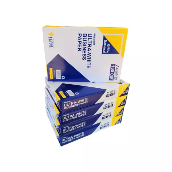 Premium A4 Copier Paper 80gsm Single Ream ingle ream of premium A4 copier paper, 80gsm weight