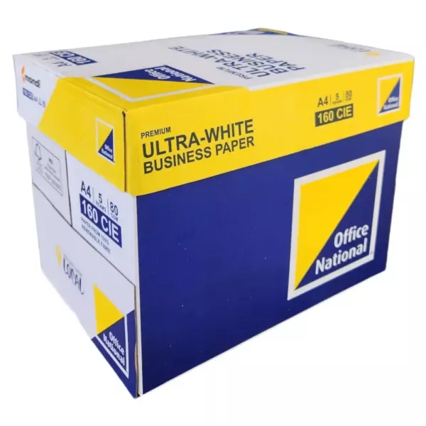 Premium A4 Copier Paper 80gsm Single Ream ingle ream of premium A4 copier paper, 80gsm weight