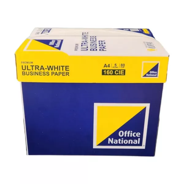 Premium A4 Copier Paper 80gsm Single Ream ingle ream of premium A4 copier paper, 80gsm weight