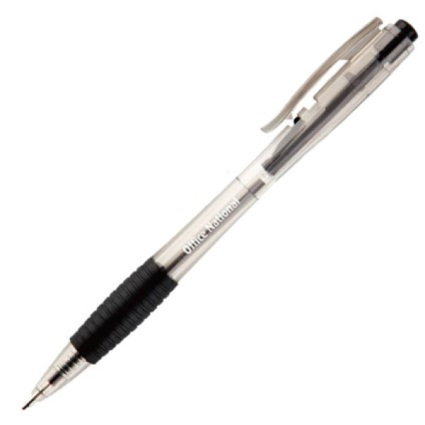 Office National Medium Retractable Ballpoint Pens Black (Box of 50)