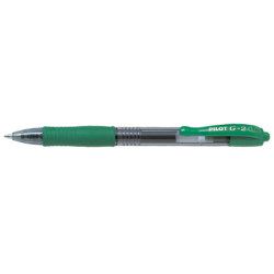 PILOT G2 Retractable Gel Ink Pen Broad 1.0mm Green