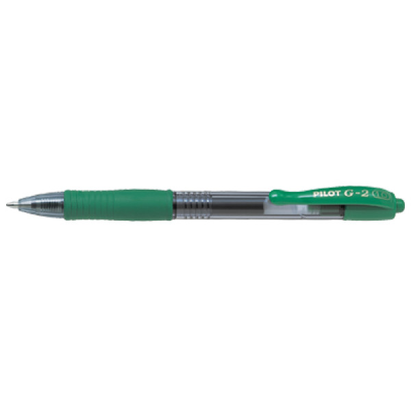 PILOT G2 Retractable Gel Ink Pen Broad 1.0mm Green PILOT G2 Retractable Gel Ink Pen Broad 1.0mm Green