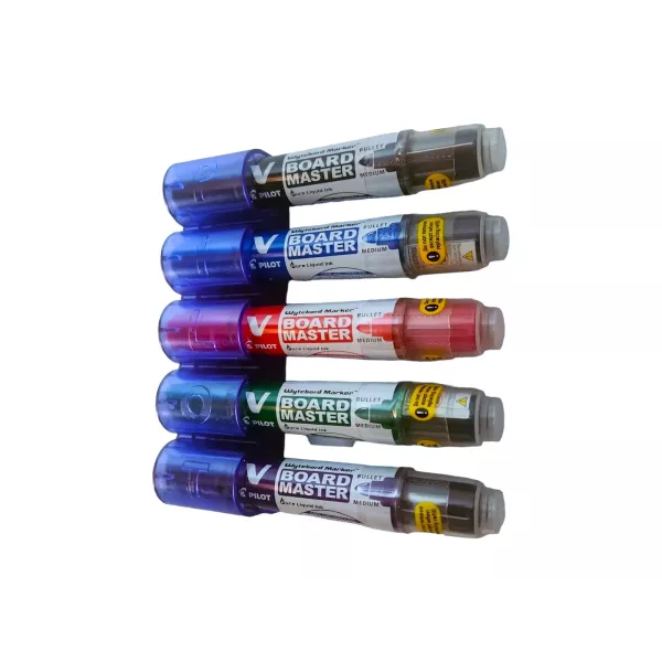 Pilot V Board Master Bullet Point Markers with Magnetic Holder