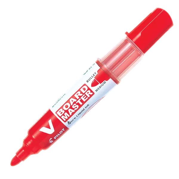 PILOT V Board Master Whiteboard Marker Bullet Point - Red