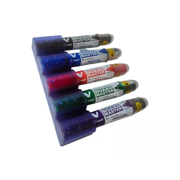Pilot V Board Master Bullet Point Markers with Magnetic Holder