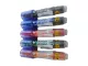 PILOT V Board Master Chisel Point Markers – 5 Colours with Holder Set of 5 PILOT V Board Master refillable chisel whiteboard markers with magnetic holder