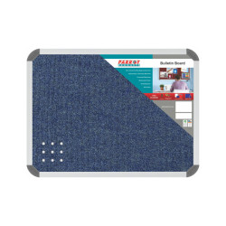 PARROT Bulletin Board Ribbed Aluminium Frame 900 x 600mm - Denim PARROT Bulletin Board Ribbed Aluminium Frame 900 x 600mm - Denim