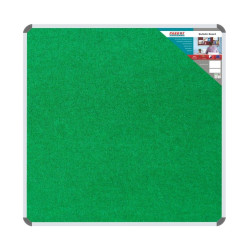 PARROT Bulletin Board Ribbed Aluminium Frame 900 x 900mm - Palm PARROT Bulletin Board Ribbed Aluminium Frame 900 x 900mm - Palm