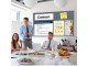 PARROT Bulletin Board Ribbed Aluminium Frame 3000 x 1200mm - Laurel