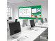 PARROT Bulletin Board Ribbed Aluminium Frame 3000 x 1200mm - Palm