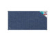 PARROT Bulletin Board Ribbed Aluminium Frame 3000 x 1200mm - Denim