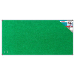 PARROT Bulletin Board Ribbed Aluminium Frame 3000 x 1200mm - Palm PARROT Bulletin Board Ribbed Aluminium Frame 3000 x 1200mm - Palm