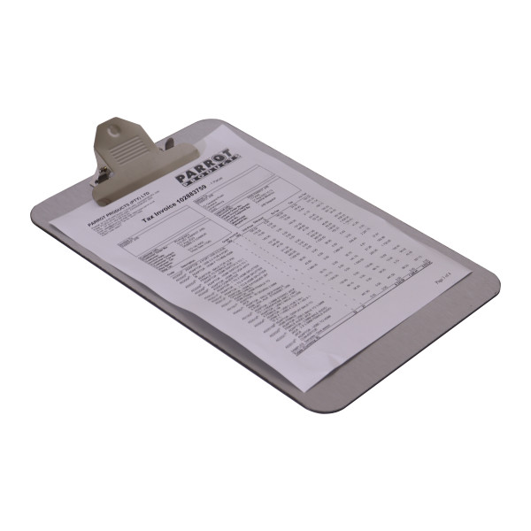PARROT A4 Clipboard Brushed Aluminium ACP