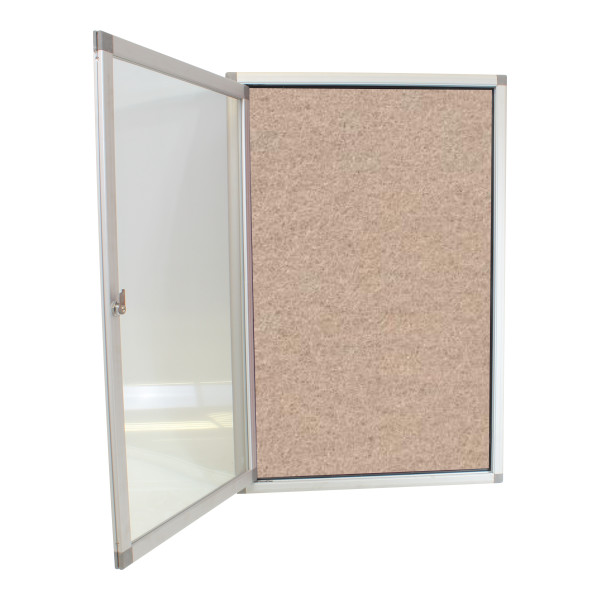 PARROT Display Case Pinning Board 900 X 600mm - Beige