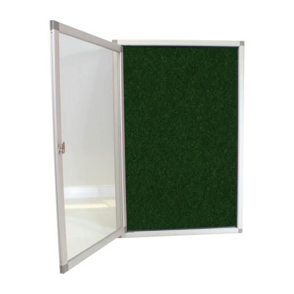 PARROT Display Case Pinning Board 900 X 600mm - Green