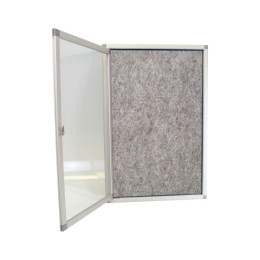 PARROT Display Case Pinning Board 900 X 600mm - Grey