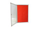 PARROT Display Case Pinning Board 900 X 600mm - Red