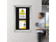 PARROT Display Case Pinning Board 900 X 600mm - Black