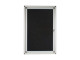 PARROT Display Case Pinning Board 900 X 600mm - Black