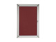 PARROT Display Case Pinning Board 900 X 600mm - Burgundy