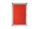 PARROT Display Case Pinning Board 900 X 600mm - Red